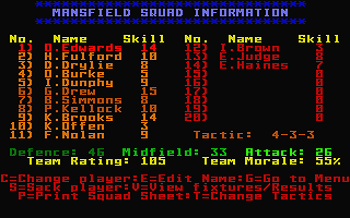 Graduate Manager atari screenshot